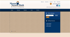 Desktop Screenshot of mountvernonbank.com
