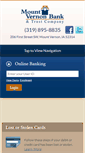 Mobile Screenshot of mountvernonbank.com