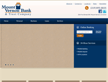 Tablet Screenshot of mountvernonbank.com